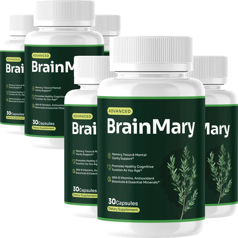 BrainMary 6 Bottles package
